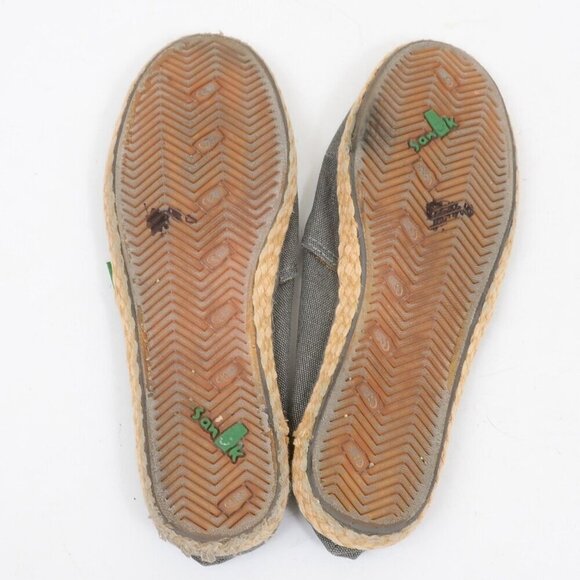 Sanuk Espadrille Embroidery Boho Beach Summer Flat Slip-on Women's 10 - Picture 6 of 9